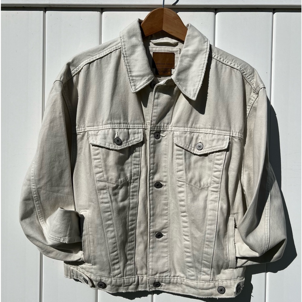 American eagle, denim jacket, size small